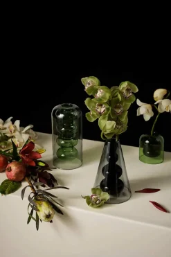 Tom Dixon Vaser<Bump Vase Cone Black fra