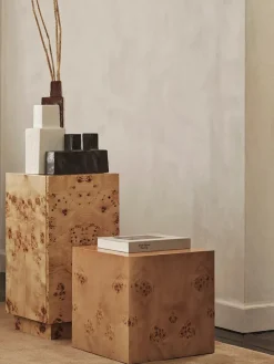Ferm Living Sideborde Og Små Borde<Burl Cube Side Table fra