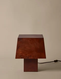 Ferm Living Spots<Burl table lampe i Dark Stained Burl fra