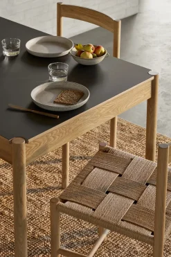 FDB Møbler Spiseborde<C44 Spisebord 80 x 120 cm, nero fra