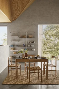 FDB Møbler Spiseborde<C44 Spisebord 80 x 120 cm, nero fra