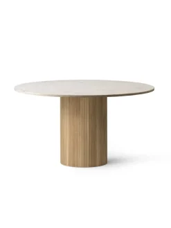 Vipp Spiseborde<Cabin bord Ø130, beige marmor fra