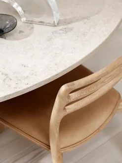 Vipp Spiseborde<Cabin bord Ø150, grå marmor fra