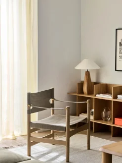 Fredericia Furniture Lænestole<Canvas 21 stol, lys olieret eg af Børge Mogensen