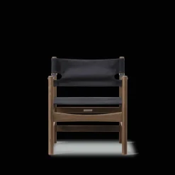 Fredericia Furniture Loungestole|Lænestole<Canvas 21 stol, røget olieret eg af Børge Mogensen