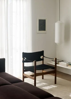 Fredericia Furniture Loungestole|Lænestole<Canvas 21 stol, røget olieret eg af Børge Mogensen