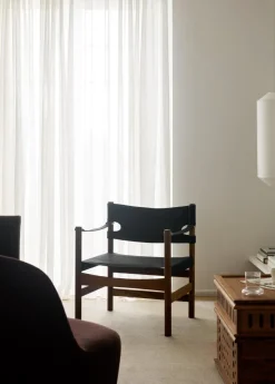 Fredericia Furniture Loungestole|Lænestole<Canvas 21 stol, røget olieret eg af Børge Mogensen