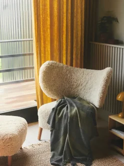 Silkeborg Uldspinderi Puder Og Plaider<Caracas Plaid, marina fra