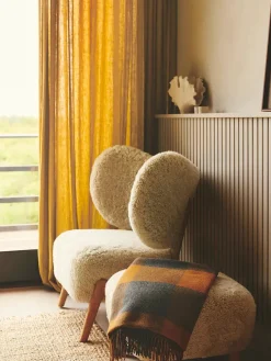 Silkeborg Uldspinderi Puder Og Plaider<Caracas Plaid, rosewood fra