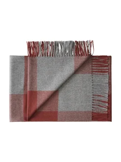 Silkeborg Uldspinderi Puder Og Plaider<Caracas Plaid, rosewood fra