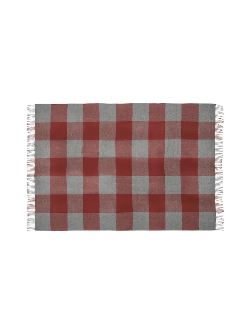 Silkeborg Uldspinderi Puder Og Plaider<Caracas Plaid, rosewood fra