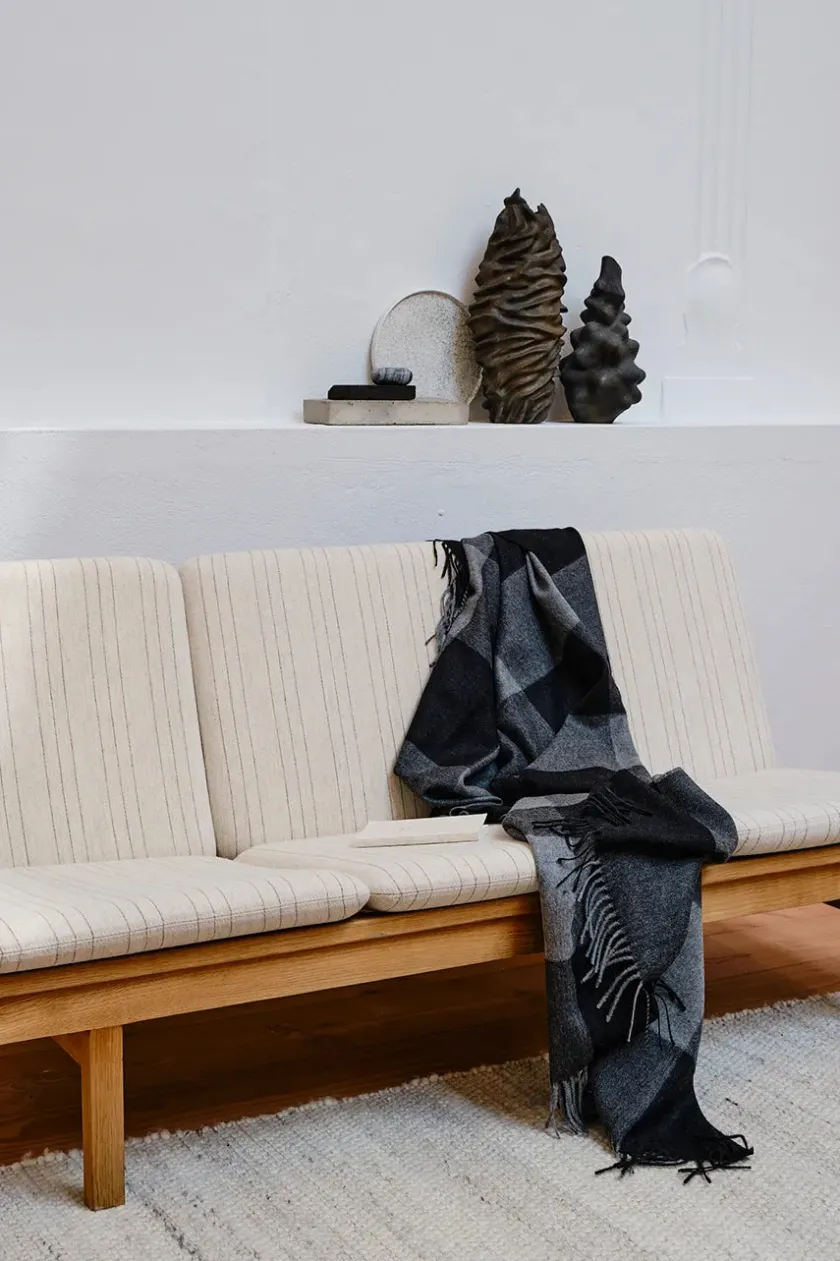 Silkeborg Uldspinderi Puder Og Plaider<Caracas Plaid, rosewood fra