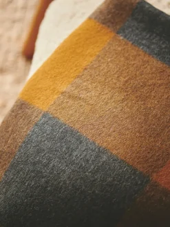 Silkeborg Uldspinderi Gaver Til Ham|Puder Og Plaider<Caracas Plaid, umber fra