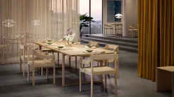 Fritz Hansen Spisebordsstole<Carimate Stol, bøg fra