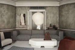 Ferm Living Sofaer<Catena Sofa Center Louisiana, sand/black fra