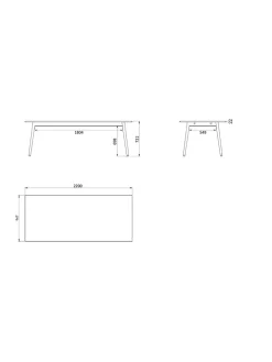 FDB Møbler Spiseborde<C35C Spisebord fra