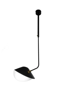 Editions Serge Mouille Pendler|Spots<Ceiling Lamp Bookshelves Curved af Serge Mouille