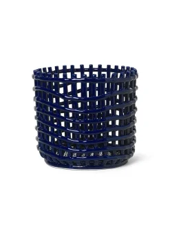 Ferm Living Service<Ceramic Basket, oval fra