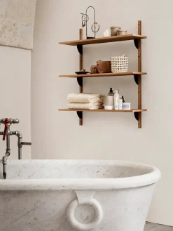 Ferm Living Service<Ceramic Basket, oval fra