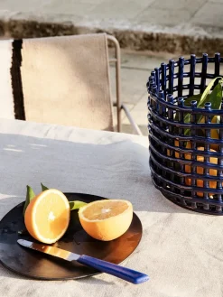 Ferm Living Service<Ceramic Basket, oval fra