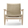 Carl Hansen & Søn Loungestole|Lænestole<CH25 Loungestol, eg hvidolie af Hans J. Wegner