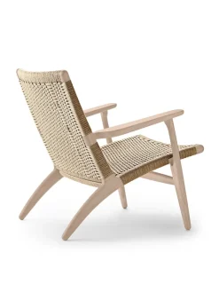 Carl Hansen & Søn Loungestole|Lænestole<CH25 Loungestol, eg hvidolie af Hans J. Wegner