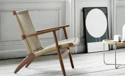 Carl Hansen & Søn Loungestole|Lænestole<CH25 Loungestol, eg hvidolie af Hans J. Wegner