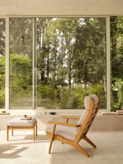 Carl Hansen & Søn Loungestole|Lænestole<CH291 loungestol, eg olie af Hans J. Wegner