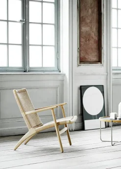 Carl Hansen & Søn Lænestole<CH25 Loungestol, eg sæbe af Hans J. Wegner