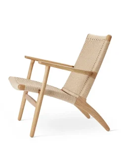 Carl Hansen & Søn Lænestole<CH25 Loungestol, eg sæbe af Hans J. Wegner