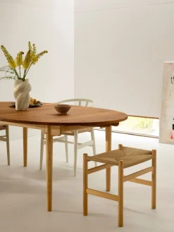 Carl Hansen & Søn Spiseborde<CH338 Spisebord, Teak Mix Special Edition inkl. 1 tillægsplade fra