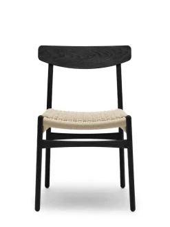 Carl Hansen & Søn Spisebordsstole<CH23 Spisestol, eg hvidolie af Hans J. Wegner