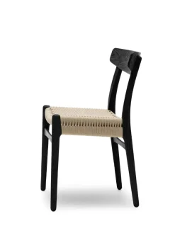 Carl Hansen & Søn Spisebordsstole<CH23 Spisestol, eg hvidolie af Hans J. Wegner