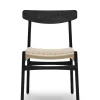 Carl Hansen & Søn Spisebordsstole<CH23 Spisestol, sort eg af Hans J. Wegner