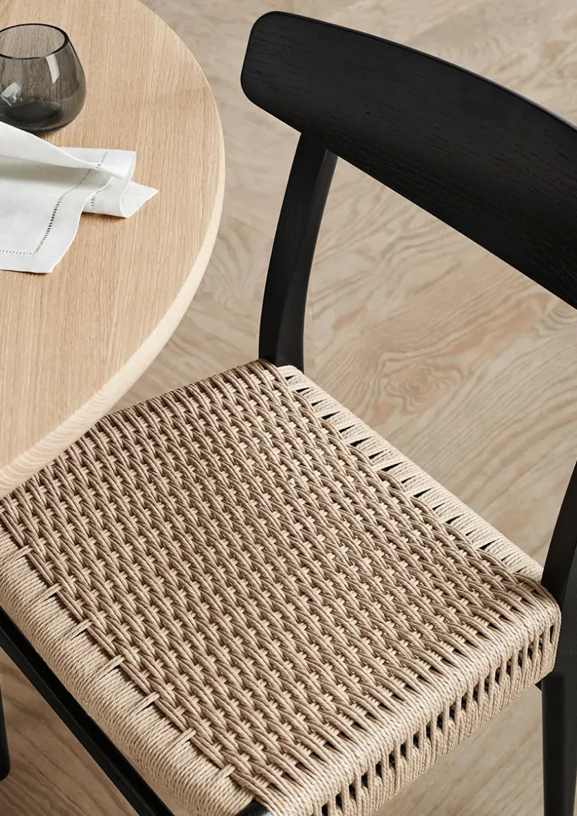 Carl Hansen & Søn Spisebordsstole<CH23 Spisestol, sort eg af Hans J. Wegner