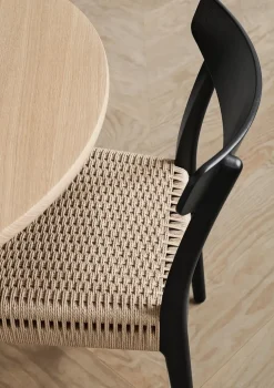 Carl Hansen & Søn Spisebordsstole<CH23 Spisestol, sort eg af Hans J. Wegner