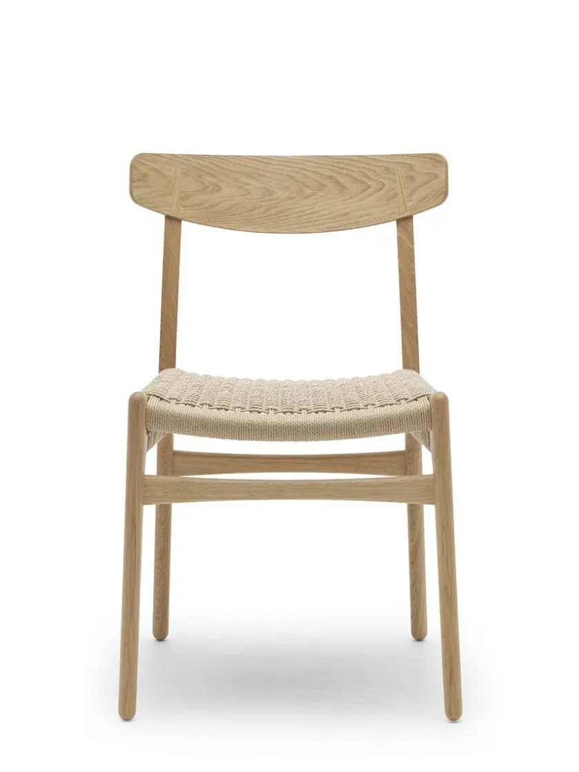 Carl Hansen & Søn Spisebordsstole<CH23 Spisestol, sort eg af Hans J. Wegner