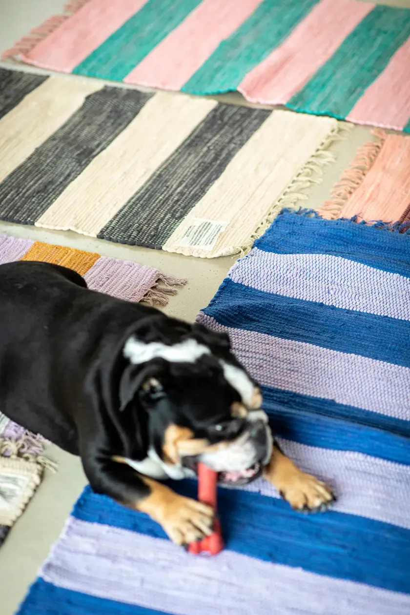 Bongusta Gulvtæpper<Chindi tæppe, 60x90 cm fra