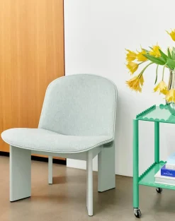 HAY Lænestole<Chisel Lounge Chair m/polstring fra