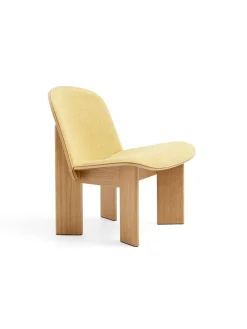 HAY Lænestole<Chisel Lounge Chair m/polstring fra