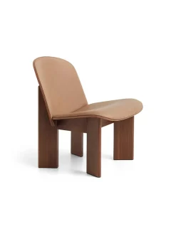 HAY Lænestole<Chisel Lounge Chair m/polstring fra