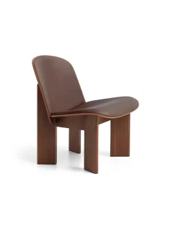 HAY Lænestole<Chisel Lounge Chair m/polstring fra