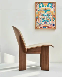 HAY Lænestole<Chisel Lounge Chair m/polstring fra