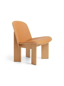 HAY Lænestole<Chisel Lounge Chair m/polstring fra
