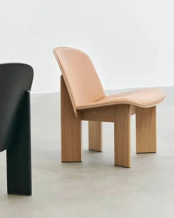 HAY Lænestole<Chisel Lounge Chair u/polstring fra