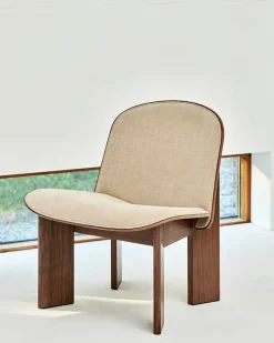 HAY Lænestole<Chisel Lounge Chair u/polstring fra