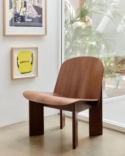 HAY Lænestole<Chisel Lounge Chair u/polstring fra