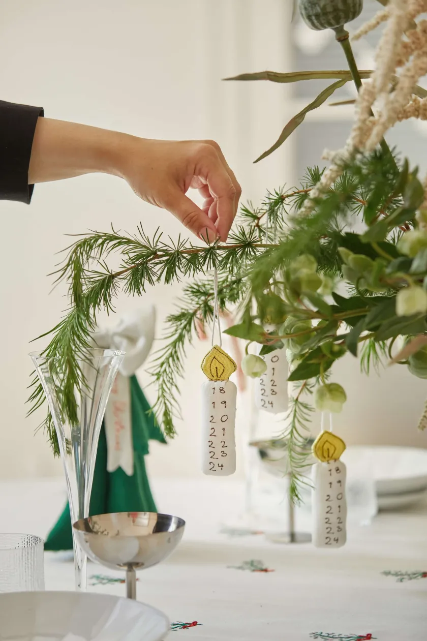 Blåmst Juletræspynt<Christmas Light Ornament fra