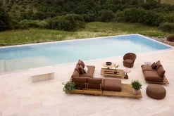 Cane-line Udendørs Loungemøbler|Havestole<Circle Footstool, extra large fra