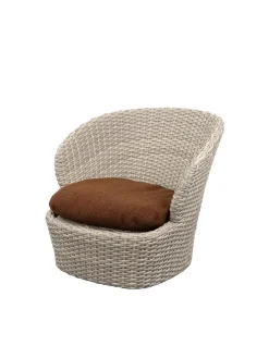 Cane-line Udendørs Loungemøbler|Havestole<Coast Loungestol med. Swivel, sand fra